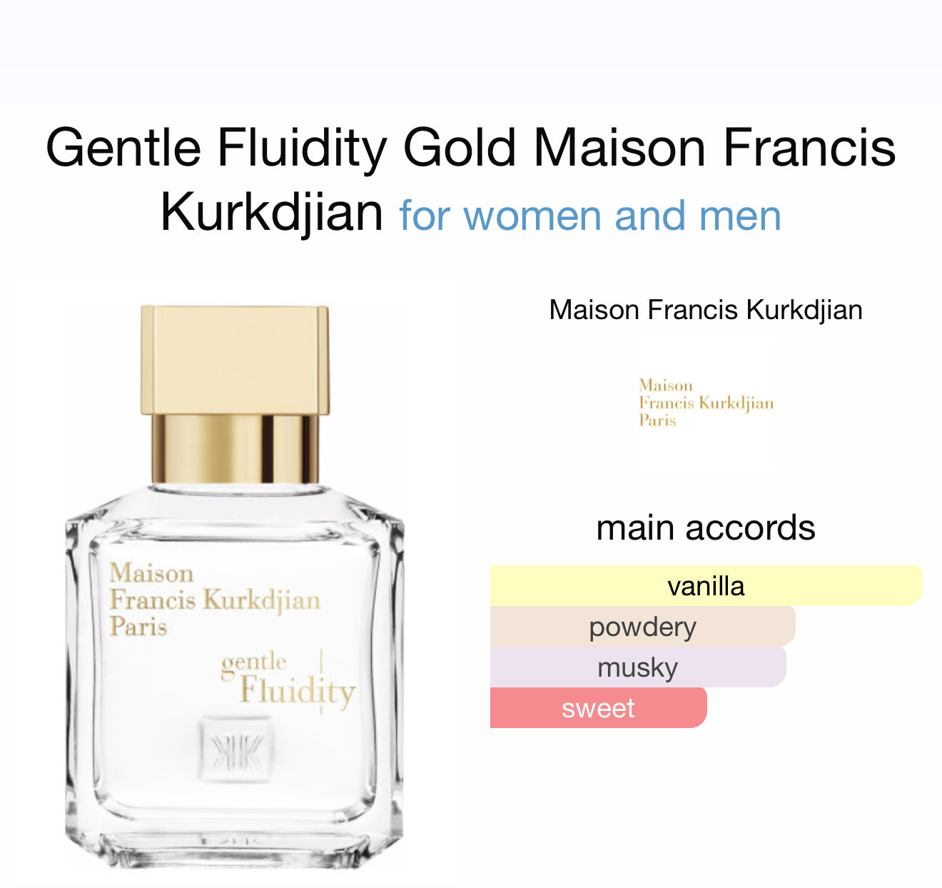 B Gentle Gold by Fragrance World, Unisex, 100 ml