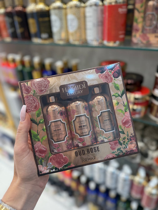 OUD ROSE SET Hamidi 3 in 1