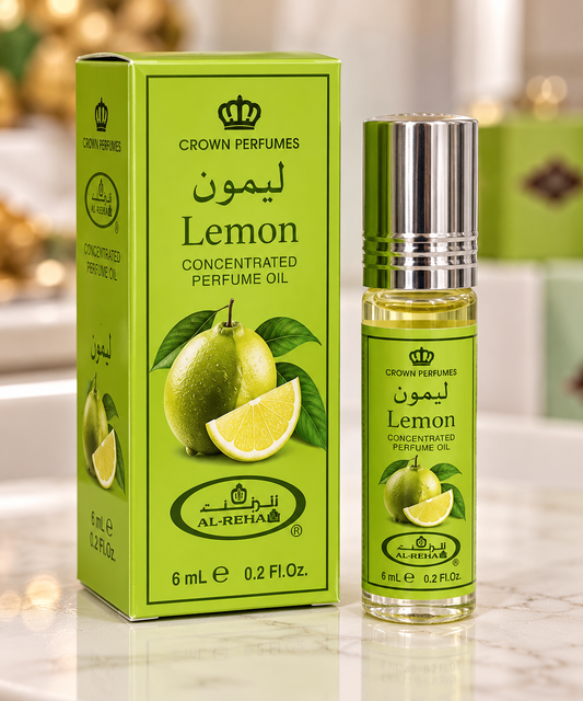 🍋 Al-Rehab Lemon Concentrated Perfume Oil – 6ml