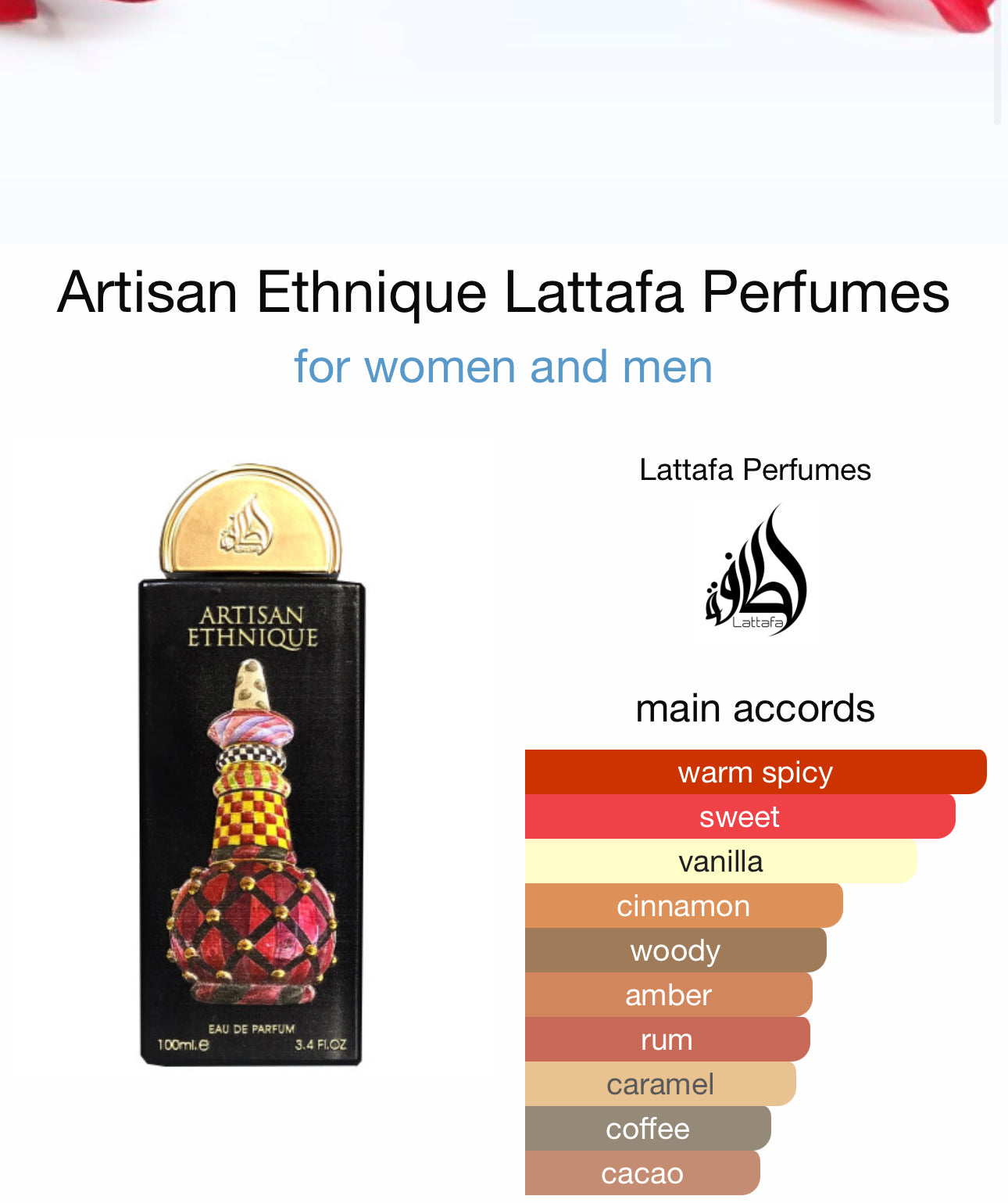 Artisan Ethnique by Lattafa 100 ml – Arabic Oasis