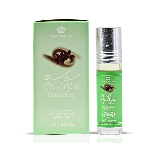 Al Rehab Choco Musk Pistachio Perfume Oil (6ml Roll-On)