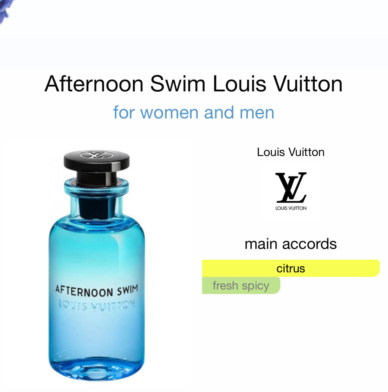 Azure by Jean Lowe 100ml (inspired by Afternoon swim LV )