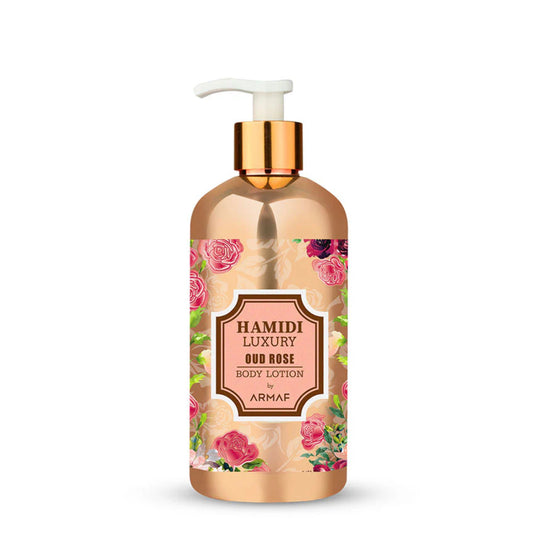 LUXURY OUD ROSE BODY LOTION - 500ML HAMIDI