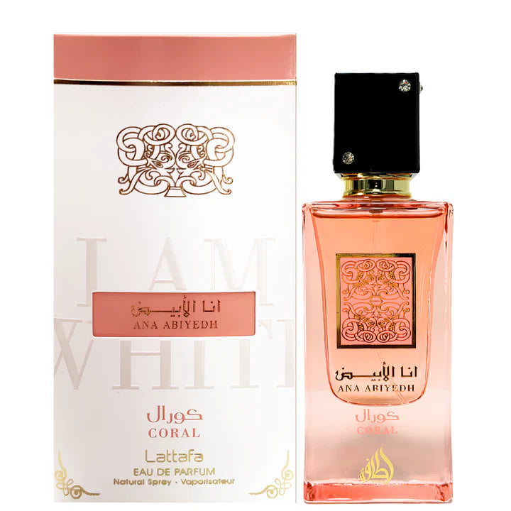 Lattafa Ana Abiyedh Coral Eau de Parfum 60ml (inspired by Wavechild room 1015 )